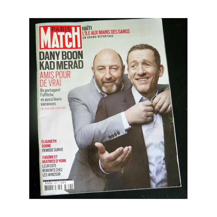 PARIS MATCH n°2533 13 Avril 2023 : Dany Boon et Kad Merad et Haïti l'"ile aux mains des gangs