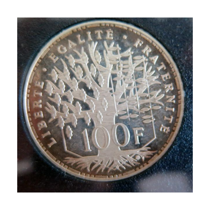 FRANCE : Coffret Belle épreuve 1991 de 1c à 100 francs argent n° 6 561/10 000