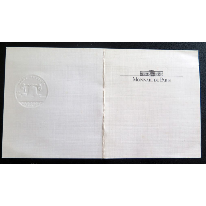 FRANCE : Coffret Belle épreuve 1991 de 1c à 100 francs argent n° 6 561/10 000