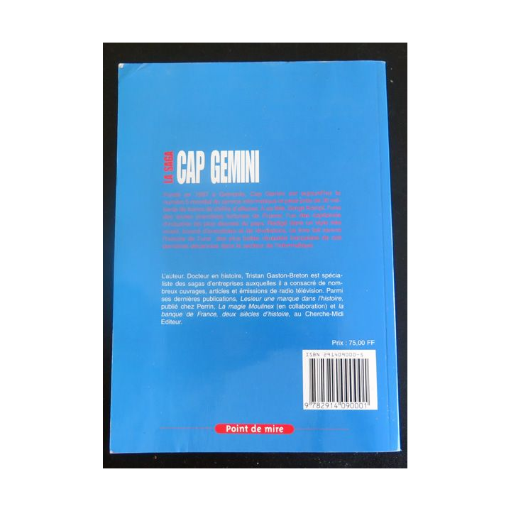 La Saga Cap Gemini de Tristan Gaston-Breton Point de Mire