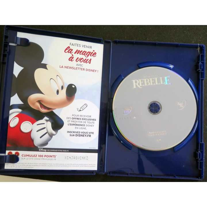 DVD : Rebelle de Disney Pixar