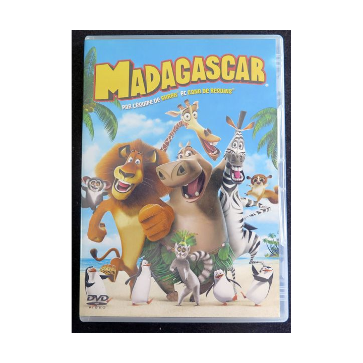 DVD : Dessin animé Madagascar par l'équipe de Shrek et Gang de requins