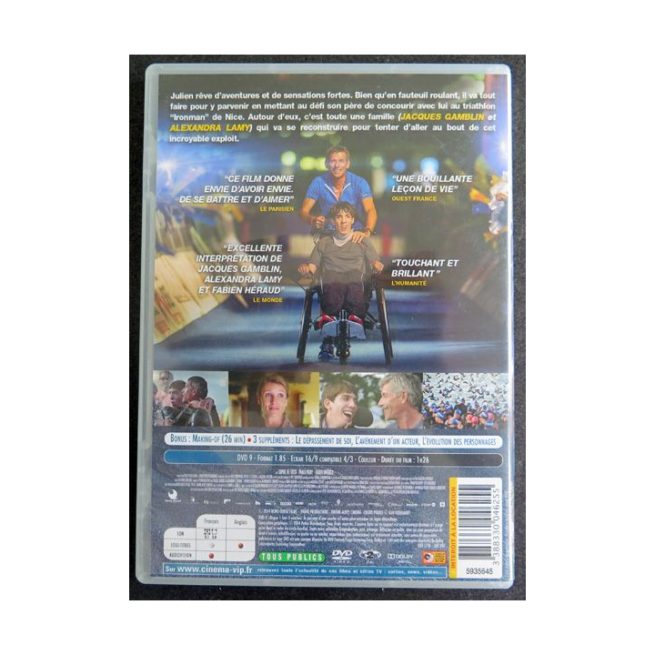 DVD :  Film de Toutes nos forces de Nils Tavernier 
