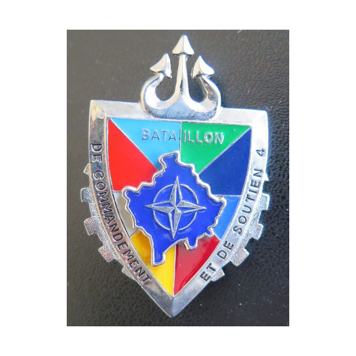 BCS KOSOVO : bataillon de commandement et de soutien opération Trident KFOR locale n° 973 8 couleurs
