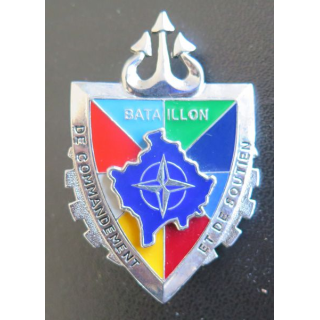 BCS KOSOVO : bataillon de commandement et de soutien opération Trident KFOR SHELI 8 couleurs