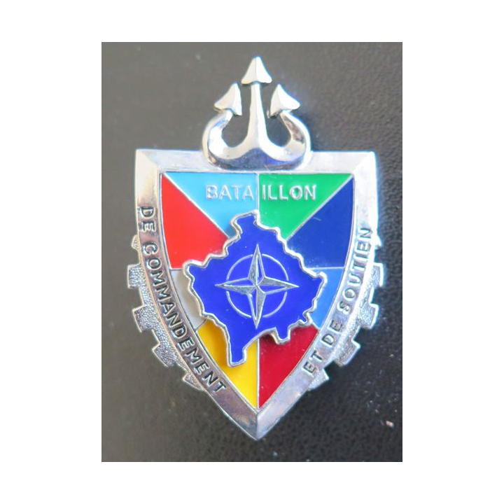 BCS KOSOVO : bataillon de commandement et de soutien opération Trident KFOR SHELI 8 couleurs