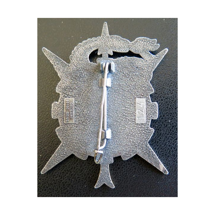 TRAIN : insigne du régiment de commandement et de soutien (RCS), 10° Mandat SFOR Delsart n° 329
