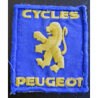 Insigne tissu des cycles peugeot 5 x 7 cm