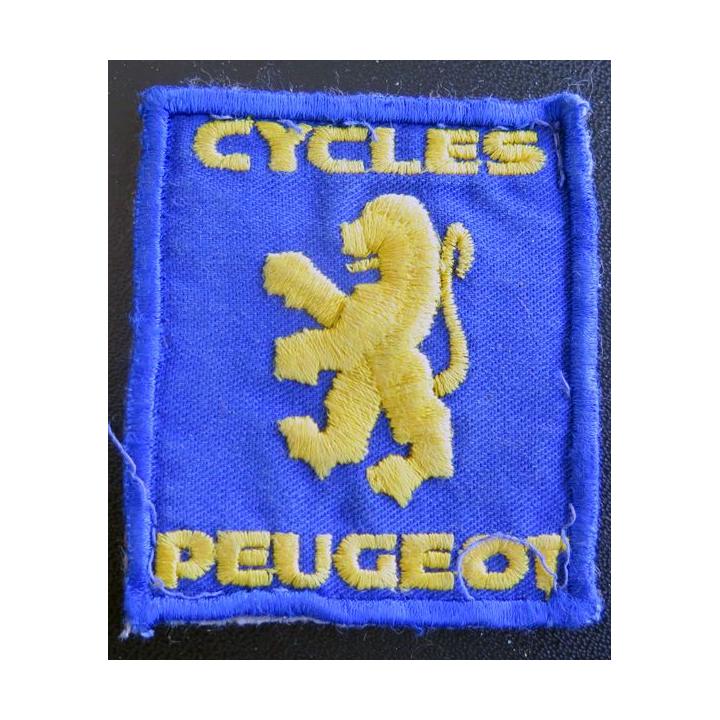 Insigne tissu des cycles peugeot 5 x 7 cm