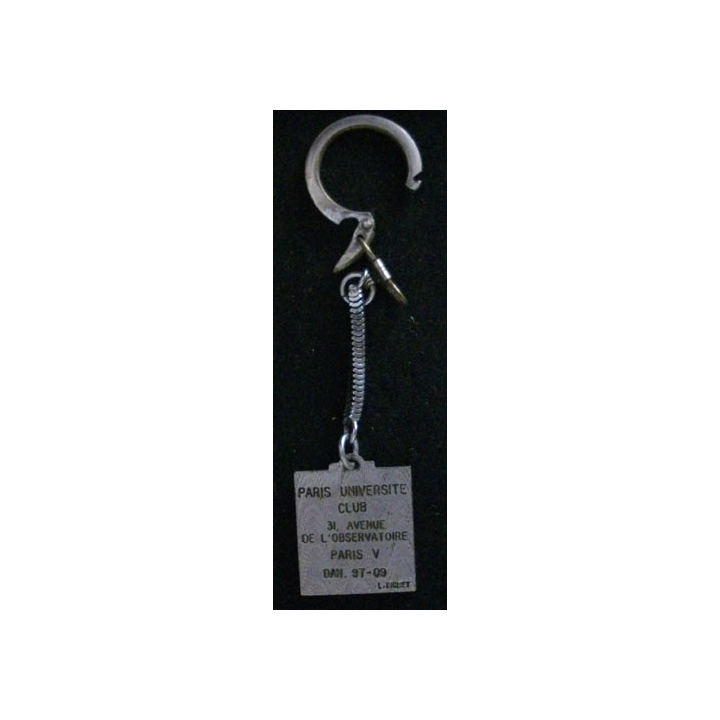 PORTE CLEFS : PARIS UNIVERSITÉ CLUB PARIS V°