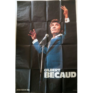 Poster de Gilbert Bécaud 75 x 115 cm