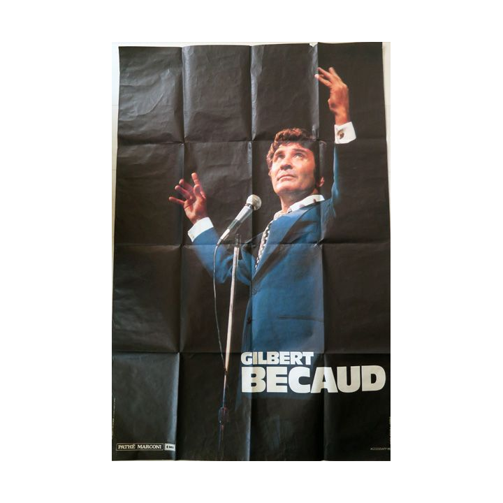 Poster de Gilbert Bécaud 75 x 115 cm