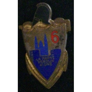 6° RG : 6° RÉGIMENT DU GÉNIE (ANDOR 5065) ÉMAIL