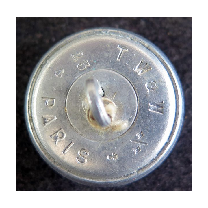 Bouton de la légion étrangère argenté diamètre 2,2 cm