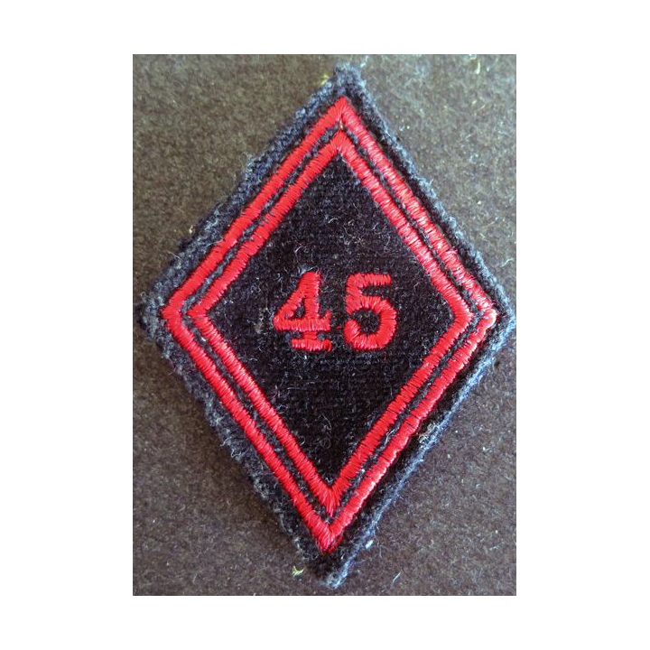 LOSANGE DE BRAS MODÈLE 45 : troupe du 45° Bataillon du génie de l'air BGA