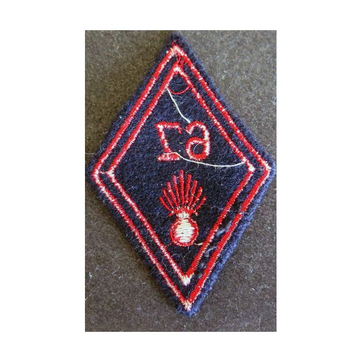 LOSANGE DE BRAS MODÈLE 45 :  troupe du 67° régiment d'infanterie