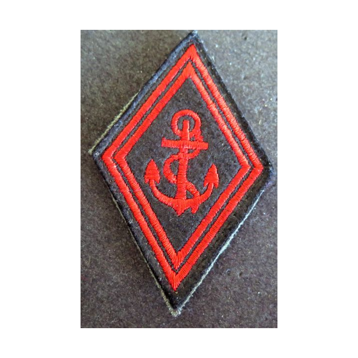 losange de bras modèle 45 : troupes de marine troupe sur scratch