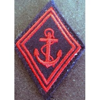 losange de bras modèle 45 : troupes de marine troupe doublé