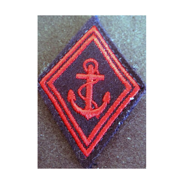losange de bras modèle 45 : troupes de marine troupe doublé