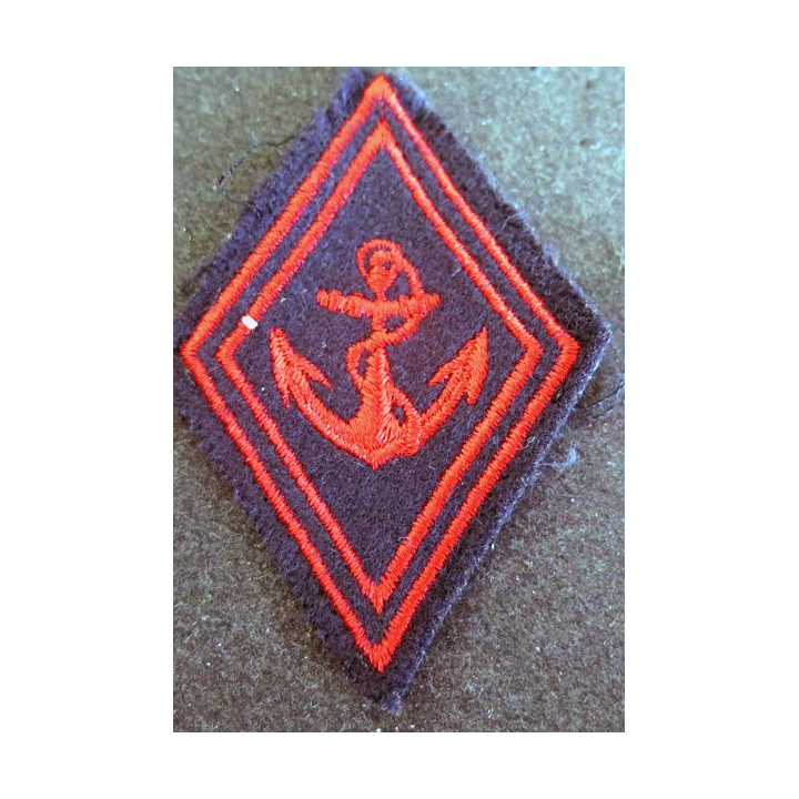losange de bras modèle 45 : troupes de marine troupe