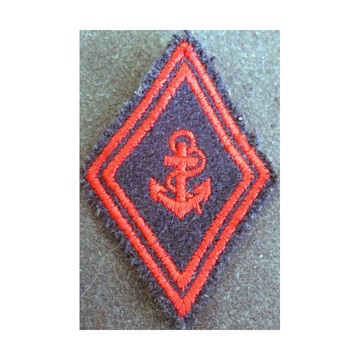 losange de bras modèle 45 : troupes de marine troupe