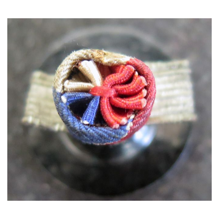 FRANCE : rosette de boutonnière de la médaille de vermeil du travail