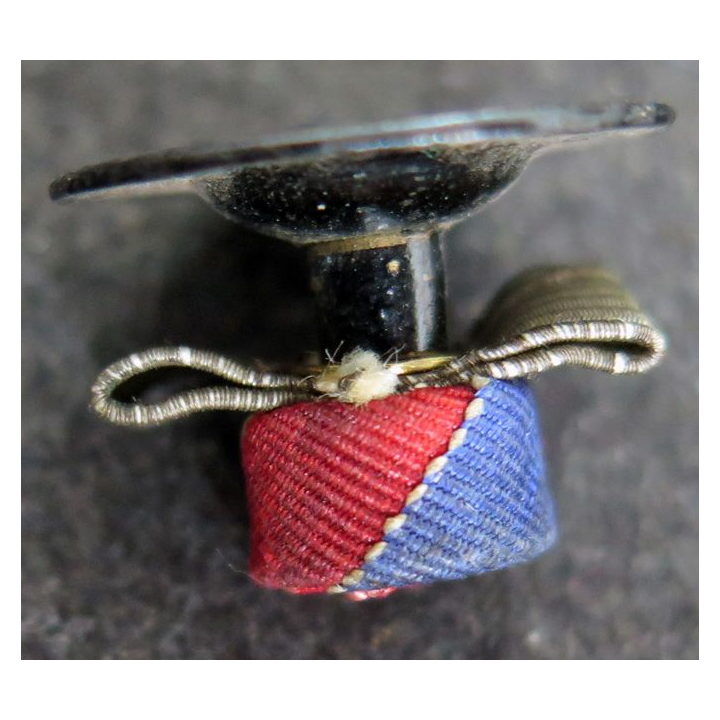 FRANCE : rosette de boutonnière de la médaille de vermeil du travail