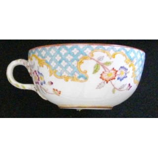 TASSE EN CÉRAMIQUE DE LORRAINE SÉRIE 635 BLEU TURQUOISE