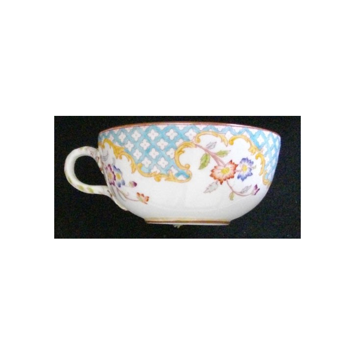 TASSE EN CÉRAMIQUE DE LORRAINE SÉRIE 635 BLEU TURQUOISE