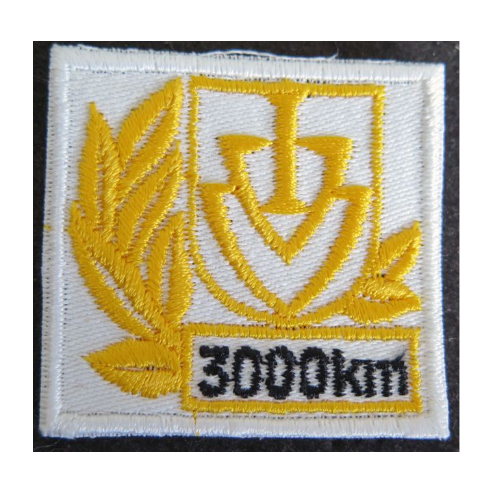 ALLEMAGNE : Insigne tissu de IVV International Volkssportverband 3000 Km