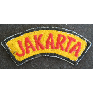 INDONESIE : Insigne de manche de JAKARTA