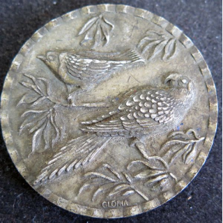 FRANCE : médaille argentée d'un prix d'(oiseaux diamètre 5 cm Salon 83 attribuée