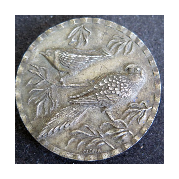FRANCE : médaille argentée d'un prix d'(oiseaux diamètre 5 cm Salon 83 attribuée