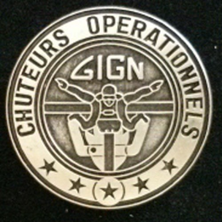 Brevet des chuteurs opétrationnels du GIGN de fabrication JMM INSIGNES