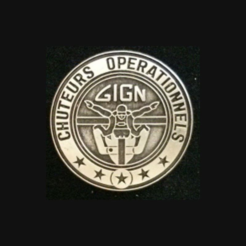 Brevet des chuteurs opétrationnels du GIGN de fabrication JMM INSIGNES