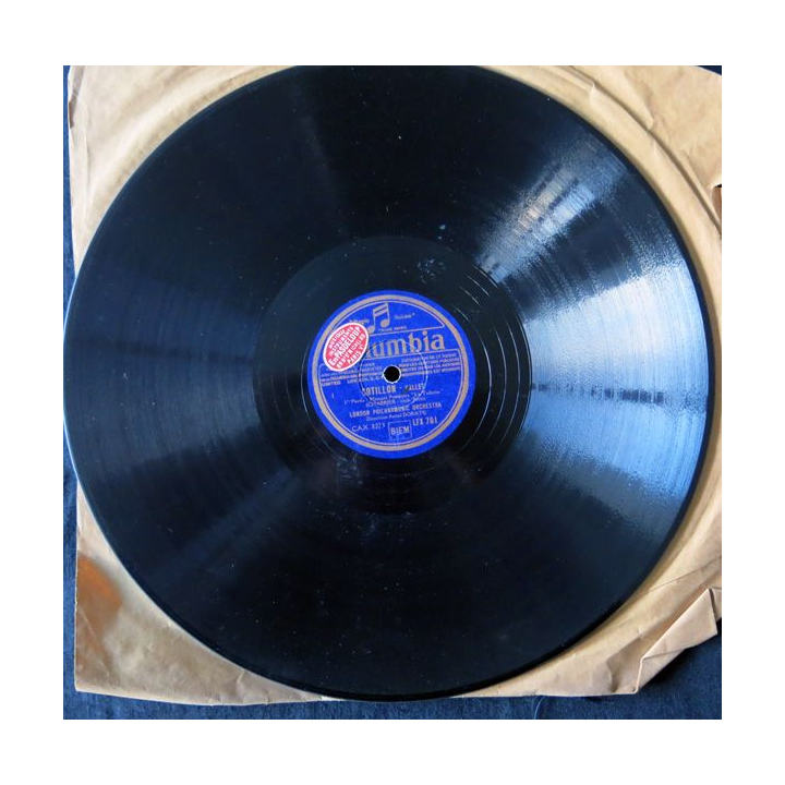 Disque 33 t  - Cotillon (Ballet) 1°et 2° partie par le London Philharmonic Orchestra Editions Columbia