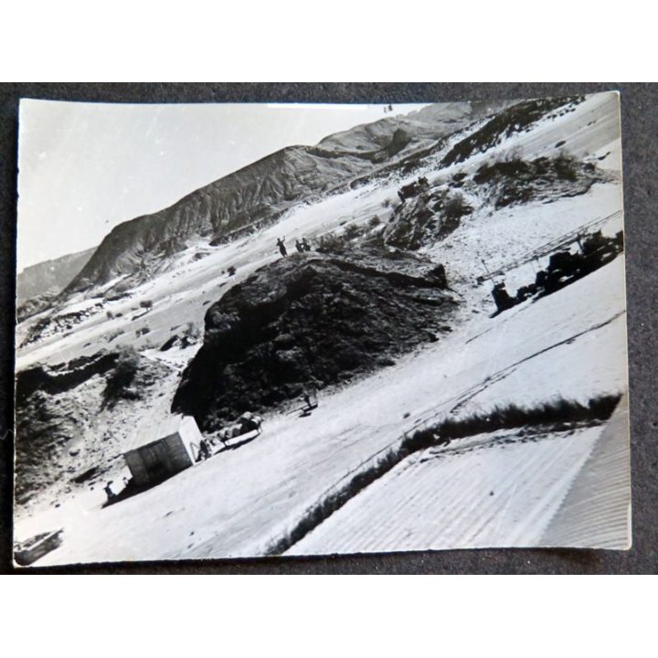 Photo argentique 12 x 9 cm sur la guerre Algérie : Poste de Tin-Alkoum