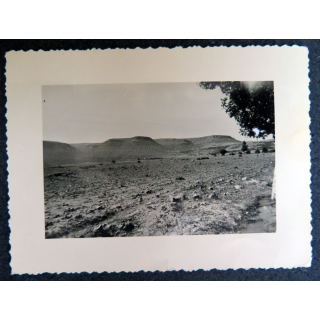 Photo argentique 10 x 7,5 cm sur la guerre Algérie : Montagne "Les 12 apôtres" de Sebdou juin 1960