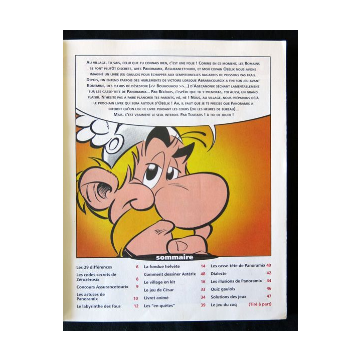 Astérix  livre jeux aux Editions Ifrane Editions