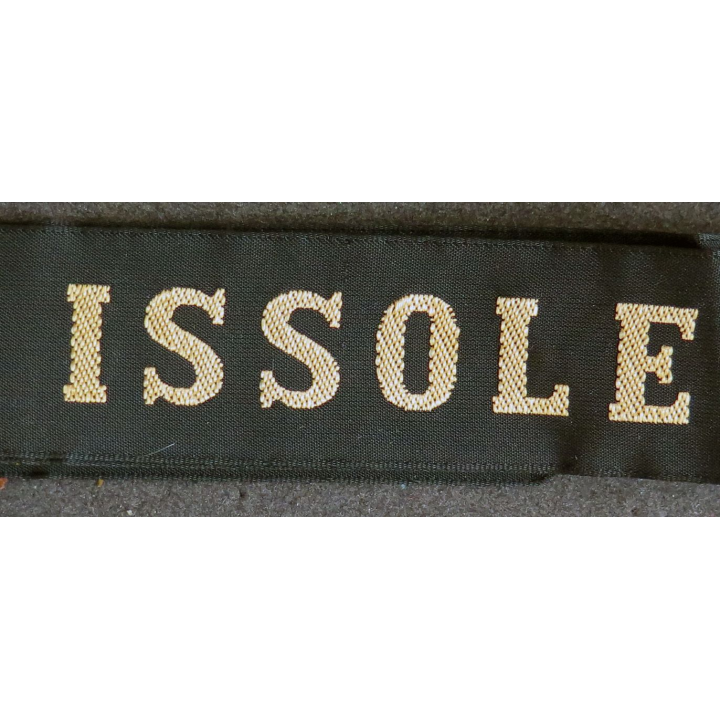 MARINE : bande de bachi de marin "ISSOLE" longueur 65 cm fils dorés