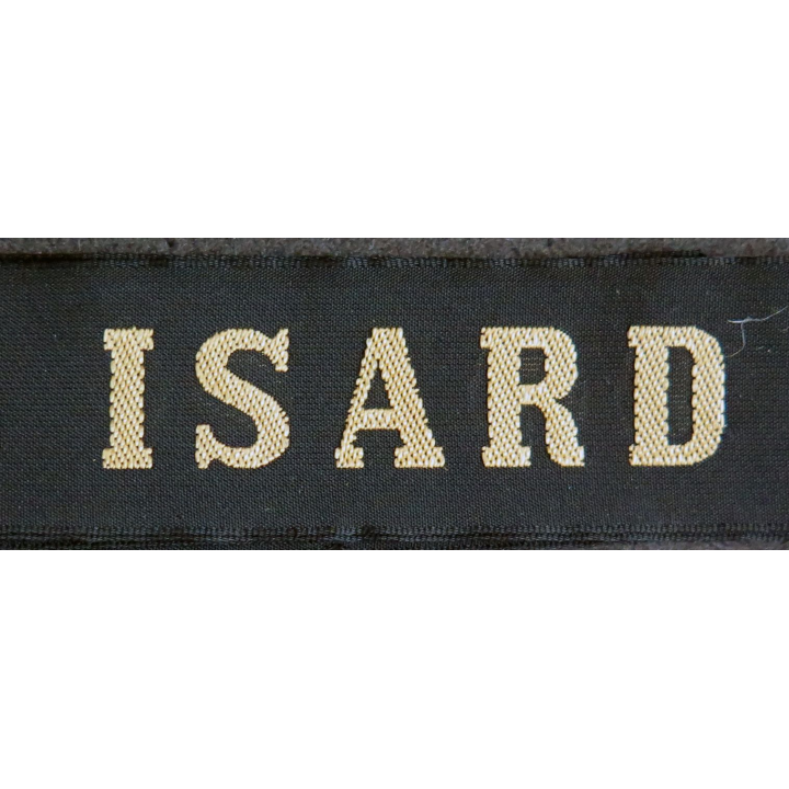 MARINE : bande de bachi de marin "ISARD" longueur 65 cm fils dorés