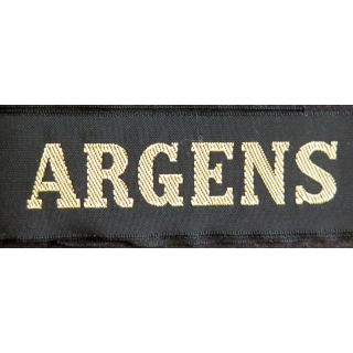 MARINE : bande de bachi de marin "ARGENS" longueur 65 cm fils dorés