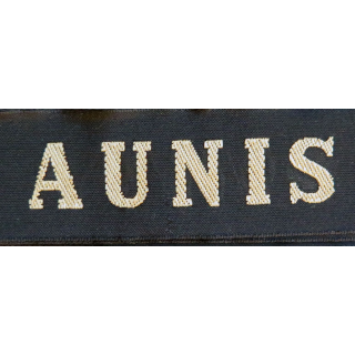 MARINE : bande de bachi de marin "AUNIS" longueur 65 cm fils dorés