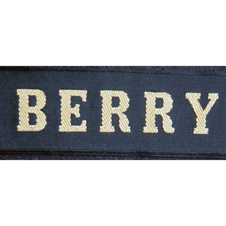 MARINE : bande de bachi de marin "BERRY" longueur 65 cm fils dorés