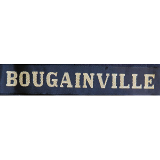 MARINE : bande de bachi de marin "BOUGAINVILLE" longueur 65 cm fils dorés