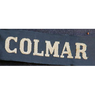 MARINE : bande de bachi de marin "COLMAR" longueur 65 cm fils dorés