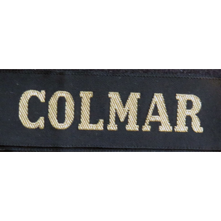 MARINE : bande de bachi de marin "COLMAR" longueur 65 cm fils dorés