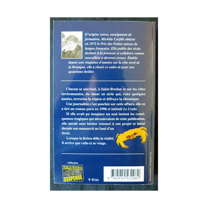 Larmes de fond ou le retour du crabe de Michèle Corfdir aux Editions Alain Bargain