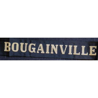 MARINE : bande de bachi de marin "BOUGAINVILLE" longueur 65 cm fils dorés