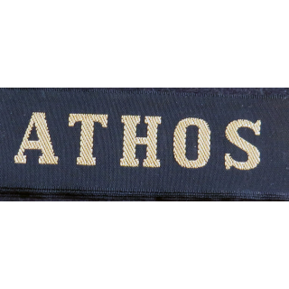MARINE : bande de bachi de marin "ATHOS" longueur 65 cm fils dorés